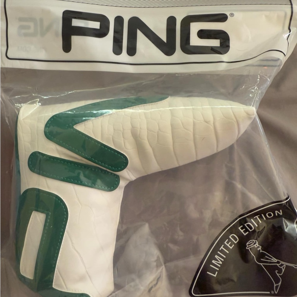 PING Limited Edition White and Green Golf Club Cover